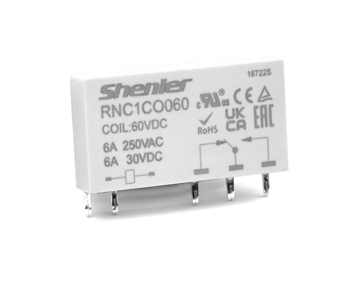 Реле интерфейсное Shenler RNC1CO060 1CO 6A 60VDC
