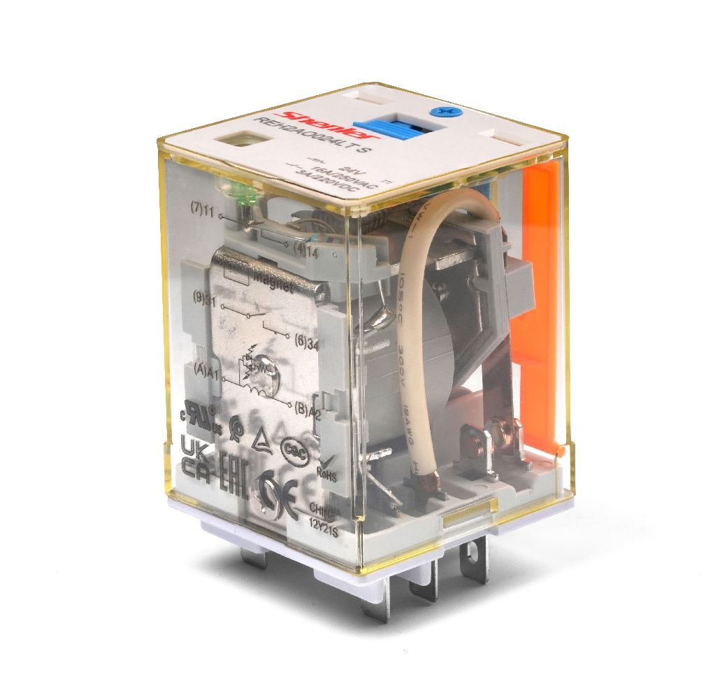 Силовое реле Shenler REH2AO024LTS 2NO 16A 24VDC