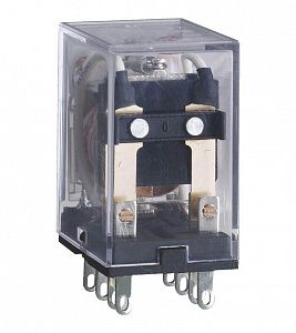 Промежуточное реле Shenler JQX-13F-LY2-LED 2СО 10A 220VAC