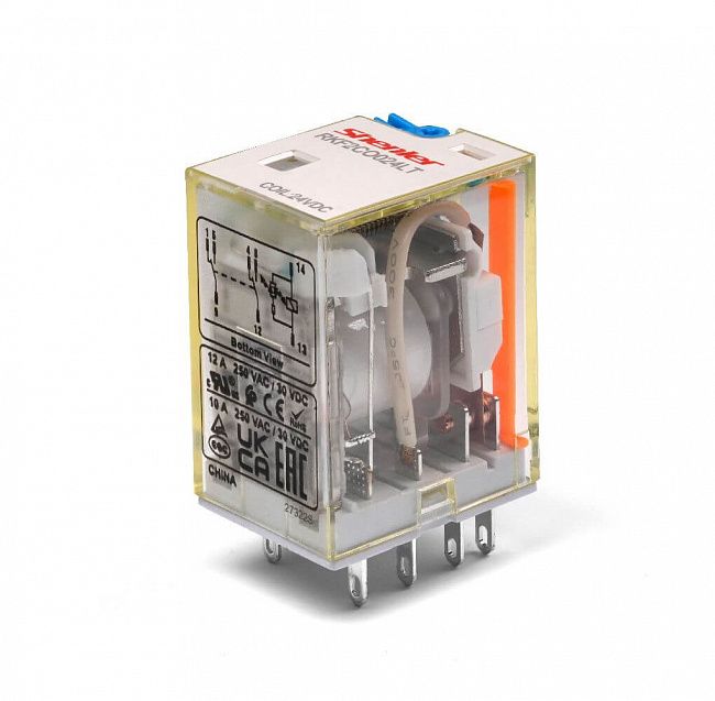 Промежуточное реле Shenler RKF4CO048LT 4CO 6A 48VDC