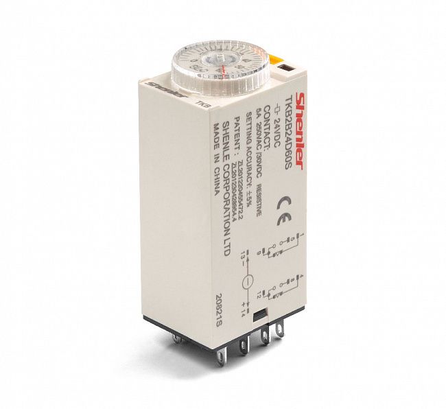 Реле времени Shenler TKB2B230A60S 60 сек. 2СО 10A 230VAC